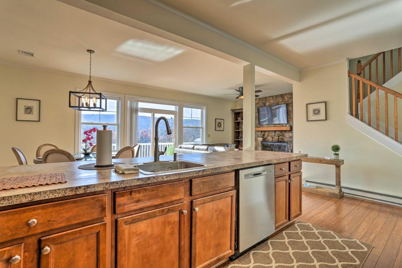 New ! Slopeside Townhome : Wfh, Ski, Dine & Hike Tannersville Eksteriør billede